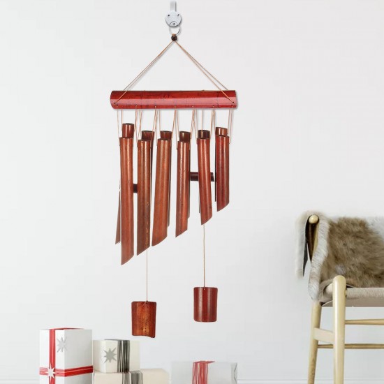 12 Tubes Bamboo Wind Chime Wooden Garden Yark Patio Home Decorations Hanging Ornament 12 Tubes Bamboo Wind Chime Wooden Garden Yark Patio Home Decorations Hanging Ornament