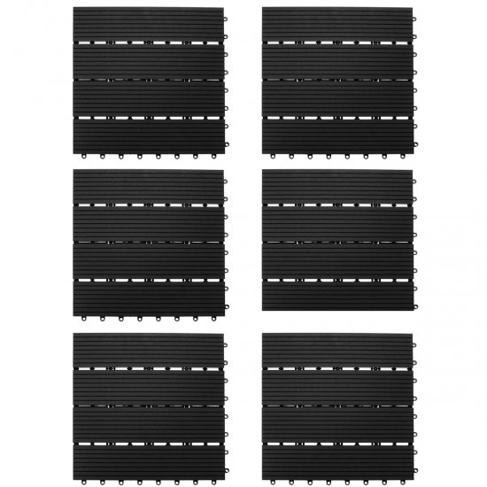 12 x 12 Inch 6 Pack Outdoor Four Slat Wood-Plastic Composite Interlocking Decking Tile Anti-skid Swimming Pool Floor Mat 12 x 12 Inch 6 Pack Outdoor Four Slat Wood-Plastic Composite Interlocking Decking Tile Anti-skid Swimming Pool Floor Mat