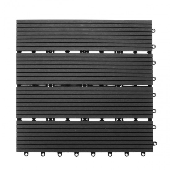 12 x 12 Inch 6 Pack Outdoor Four Slat Wood-Plastic Composite Interlocking Decking Tile Anti-skid Swimming Pool Floor Mat 12 x 12 Inch 6 Pack Outdoor Four Slat Wood-Plastic Composite Interlocking Decking Tile Anti-skid Swimming Pool Floor Mat