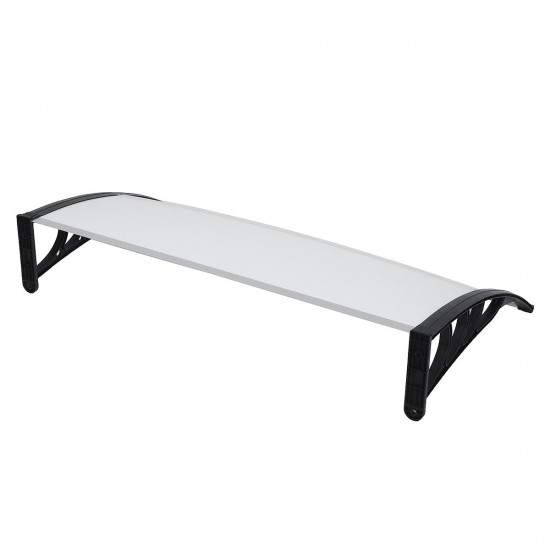 120 x 75 cm Plastic Canopy Awning Shelter Waterproof Rack for Shelf House Yard Roof 120 x 75 cm Plastic Canopy Awning Shelter Waterproof Rack for Shelf House Yard Roof