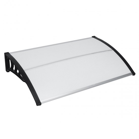 120 x 75 cm Plastic Canopy Awning Shelter Waterproof Rack for Shelf House Yard Roof 120 x 75 cm Plastic Canopy Awning Shelter Waterproof Rack for Shelf House Yard Roof