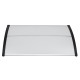 120 x 75 cm Plastic Canopy Awning Shelter Waterproof Rack for Shelf House Yard Roof 120 x 75 cm Plastic Canopy Awning Shelter Waterproof Rack for Shelf House Yard Roof