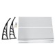 120 x 75 cm Plastic Canopy Awning Shelter Waterproof Rack for Shelf House Yard Roof 120 x 75 cm Plastic Canopy Awning Shelter Waterproof Rack for Shelf House Yard Roof