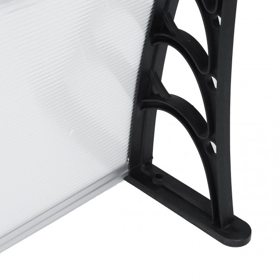 120 x 75 cm Plastic Canopy Awning Shelter Waterproof Rack for Shelf House Yard Roof 120 x 75 cm Plastic Canopy Awning Shelter Waterproof Rack for Shelf House Yard Roof