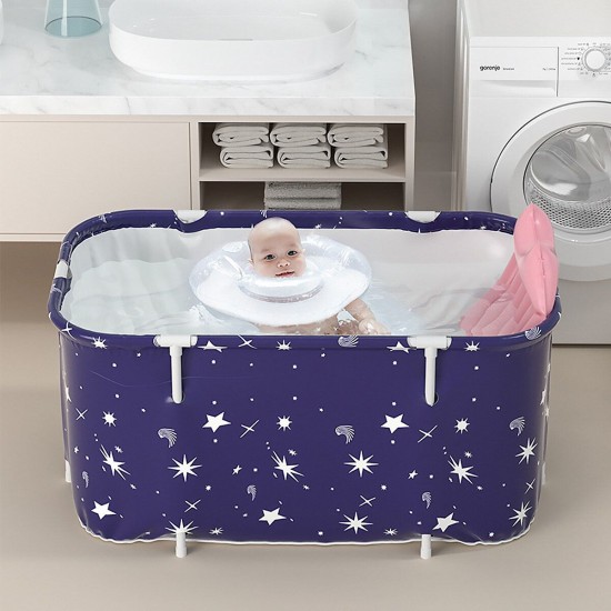 120*55*50CM Large Bath Sauna Adult Folding Bathtub Barrel SPA Household Family Tub 120*55*50CM Large Bath Sauna Adult Folding Bathtub Barrel SPA Household Family Tub