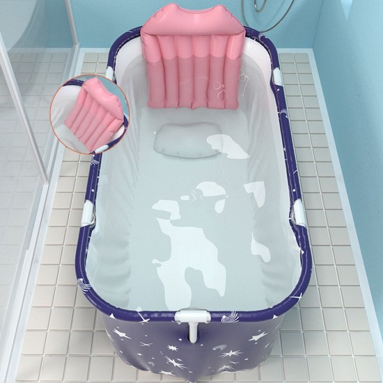 120*55*50CM Large Bath Sauna Adult Folding Bathtub Barrel SPA Household Family Tub 120*55*50CM Large Bath Sauna Adult Folding Bathtub Barrel SPA Household Family Tub
