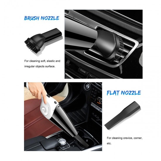 120W 5000PA Portable Car Home Wireless Hand-Helded Vacuum Cleaner Strong Suction Fast Charge