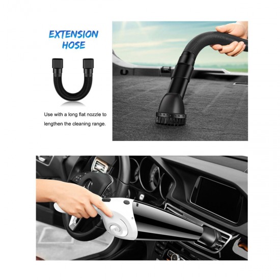 120W 5000PA Portable Car Home Wireless Hand-Helded Vacuum Cleaner Strong Suction Fast Charge