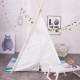 120x120x150cm White Canvas Kids Teepee Children Home Game Toy Play Tent Cubby 120x120x150cm White Canvas Kids Teepee Children Home Game Toy Play Tent Cubby