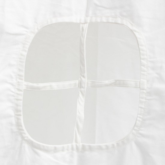 120x120x150cm White Canvas Kids Teepee Children Home Game Toy Play Tent Cubby 120x120x150cm White Canvas Kids Teepee Children Home Game Toy Play Tent Cubby