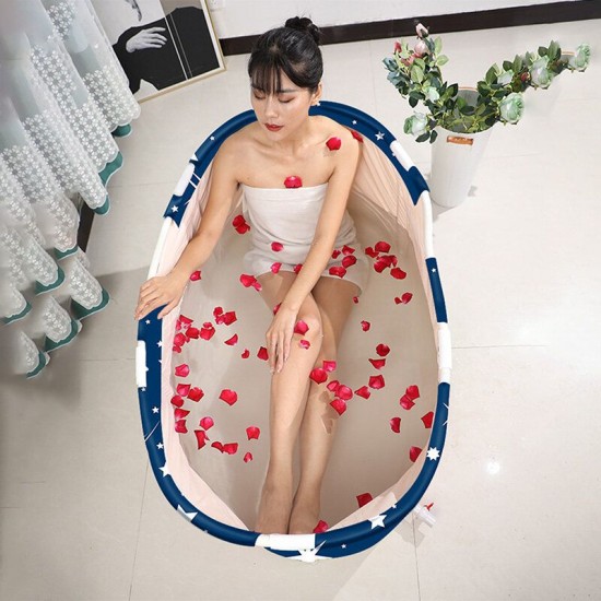 120x70x60cm Folding Bathtub Portable PVC Water Tub Outdoor Room Adult Spa Bath 120x70x60cm Folding Bathtub Portable PVC Water Tub Outdoor Room Adult Spa Bath