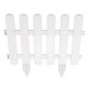 12/24Pcs PVC Plastic Garden Fence Easy Assemble Courtyard Garden Vegetable Fence Decoration