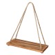 1/2/3Tier Wooden Wall Mounted Rope Floating Storage Shelf Kitchen Rack Hanging Shelves Holder 1/2/3Tier Wooden Wall Mounted Rope Floating Storage Shelf Kitchen Rack Hanging Shelves Holder