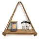 1/2/3Tier Wooden Wall Mounted Rope Floating Storage Shelf Kitchen Rack Hanging Shelves Holder 1/2/3Tier Wooden Wall Mounted Rope Floating Storage Shelf Kitchen Rack Hanging Shelves Holder
