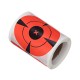 125pcs/Roll Round Adhesive Shooting Target 3 Inch Splatter Paper Wall Sticker