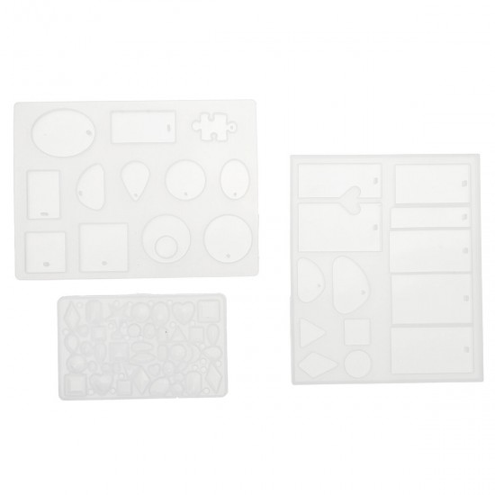 127PCS Silicone Pendant Mould Jewelry Making Necklace DIY Mold Set Craft Easy 127PCS Silicone Pendant Mould Jewelry Making Necklace DIY Mold Set Craft Easy