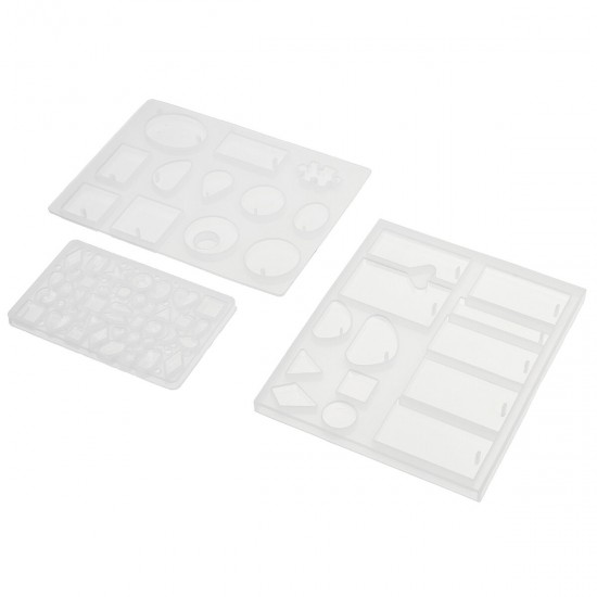 127PCS Silicone Pendant Mould Jewelry Making Necklace DIY Mold Set Craft Easy 127PCS Silicone Pendant Mould Jewelry Making Necklace DIY Mold Set Craft Easy