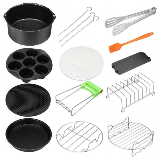 12PCS 8'' Air Fryer Accessories Set for Cook Baking 12PCS 8'' Air Fryer Accessories Set for Cook Baking