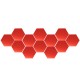 12Pcs 18.4cm Mirror Wall Sticker Hexagon Removable Acrylic 3D Mirror Self Adhesive DIY Decor 12Pcs 18.4cm Mirror Wall Sticker Hexagon Removable Acrylic 3D Mirror Self Adhesive DIY Decor
