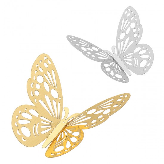 12Pcs 3D Butterfly Wall Sticker Home Decor DIY Butterfly Fridge Sticker Party Wedding Room Decor