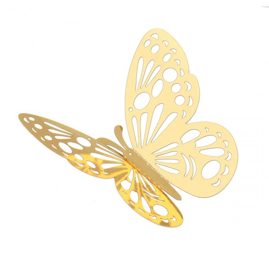 12Pcs 3D Butterfly Wall Sticker Home Decor DIY Butterfly Fridge Sticker Party Wedding Room Decor