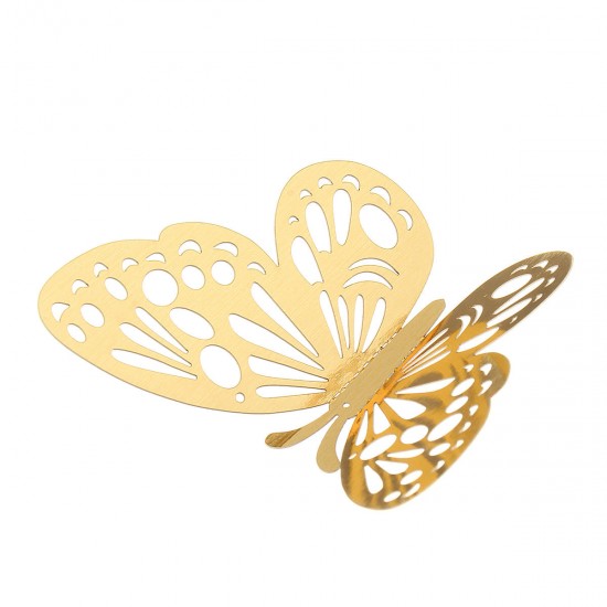 12Pcs 3D Butterfly Wall Sticker Home Decor DIY Butterfly Fridge Sticker Party Wedding Room Decor