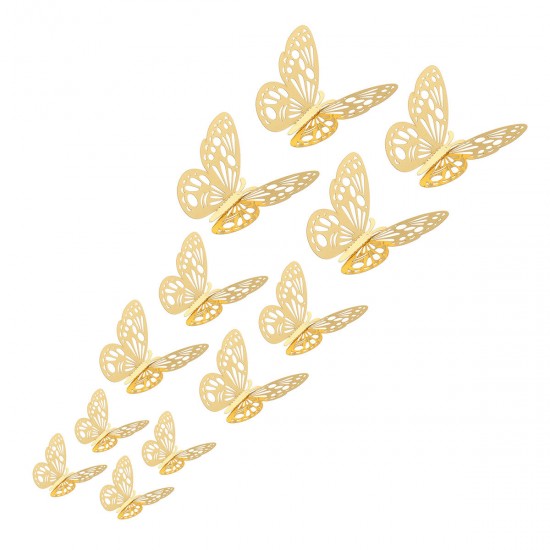 12Pcs 3D Butterfly Wall Sticker Home Decor DIY Butterfly Fridge Sticker Party Wedding Room Decor 12Pcs 3D Butterfly Wall Sticker Home Decor DIY Butterfly Fridge Sticker Party Wedding Room Decor