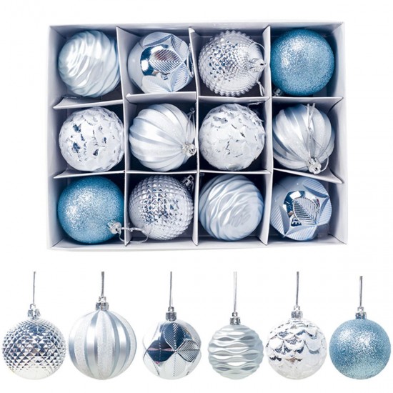 12Pcs 50mm Christmas Tree Ball Baubles Decoration Xmas Hanging Party Ornaments