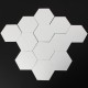 12Pcs 8cm Mirror Wall Sticker Hexagon Removable Acrylic 3D Mirror DIY Home Room Decor Art 12Pcs 8cm Mirror Wall Sticker Hexagon Removable Acrylic 3D Mirror DIY Home Room Decor Art