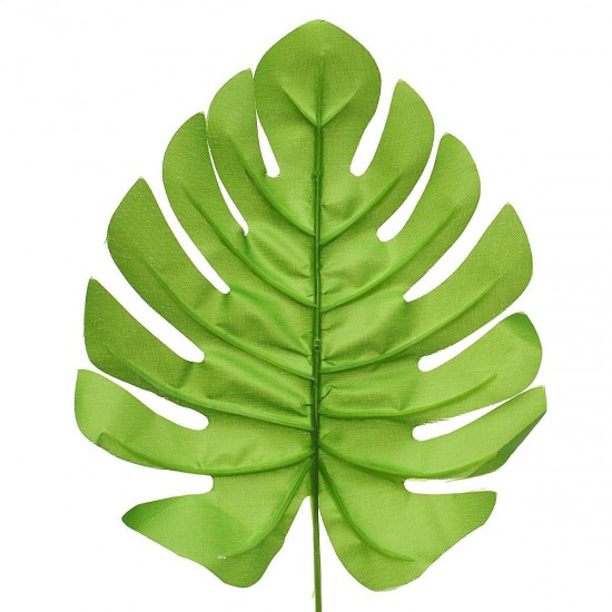 12Pcs Artificial Branch Palm Fern Turtle Leaf Plant Tree Foliage Green Plant Decor 12Pcs Artificial Branch Palm Fern Turtle Leaf Plant Tree Foliage Green Plant Decor