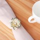 12Pcs Floral Alloy Rings Napkin Holder Dinner Wedding Towel Ring Party Table Decor Supplies 12Pcs Floral Alloy Rings Napkin Holder Dinner Wedding Towel Ring Party Table Decor Supplies