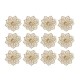 12Pcs Floral Alloy Rings Napkin Holder Dinner Wedding Towel Ring Party Table Decor Supplies 12Pcs Floral Alloy Rings Napkin Holder Dinner Wedding Towel Ring Party Table Decor Supplies