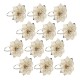 12Pcs Floral Alloy Rings Napkin Holder Dinner Wedding Towel Ring Party Table Decor Supplies 12Pcs Floral Alloy Rings Napkin Holder Dinner Wedding Towel Ring Party Table Decor Supplies
