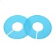 12Pcs/Set Round Size Dividers Clothing Blank Rack Clothes Stores Hangers Ring Decorations 12Pcs/Set Round Size Dividers Clothing Blank Rack Clothes Stores Hangers Ring Decorations