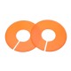 12Pcs/Set Round Size Dividers Clothing Blank Rack Clothes Stores Hangers Ring Decorations 12Pcs/Set Round Size Dividers Clothing Blank Rack Clothes Stores Hangers Ring Decorations
