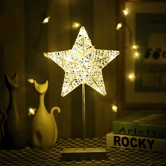 12V Illuminative Heart/Star Shaped Night Light Fairy Light LED Table Desk Lamp 12V Illuminative Heart/Star Shaped Night Light Fairy Light LED Table Desk Lamp