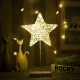 12V Illuminative Heart/Star Shaped Night Light Fairy Light LED Table Desk Lamp