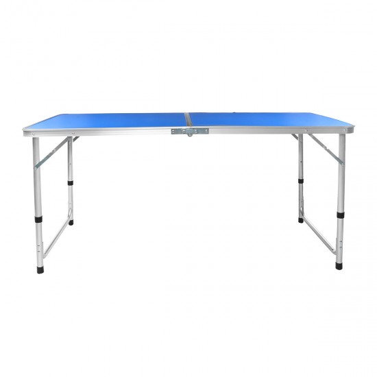 1.2m Blue Folding Table Portable Indoor Outdoor BBQ Picnic Party Camp Tables