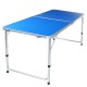 1.2m Blue Folding Table Portable Indoor Outdoor BBQ Picnic Party Camp Tables 1.2m Blue Folding Table Portable Indoor Outdoor BBQ Picnic Party Camp Tables