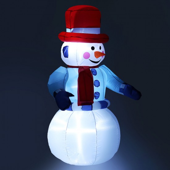 1.2m LED Christmas Inflatable Snowman Halloween Outdoors Ornaments Shop Decoration