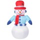 1.2m LED Christmas Inflatable Snowman Halloween Outdoors Ornaments Shop Decoration