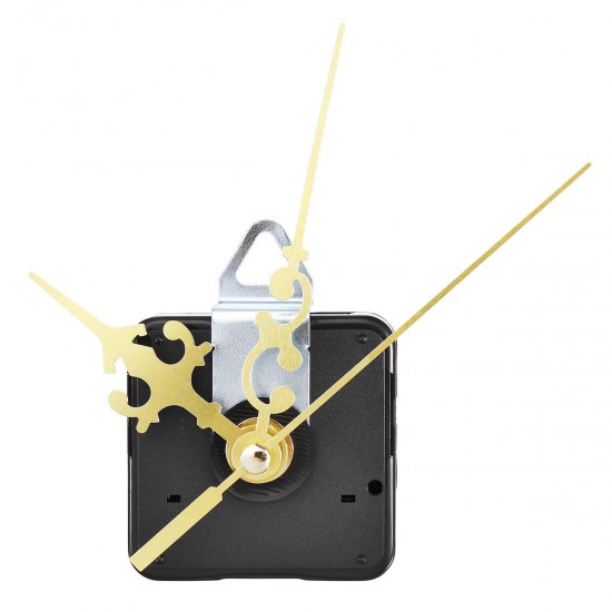 12mm Gold/Black Quartz Silent Clock Movement Mechanism Module DIY Kit Hour Minute Second without Bat 12mm Gold/Black Quartz Silent Clock Movement Mechanism Module DIY Kit Hour Minute Second without Bat