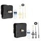 12mm Gold/Black Quartz Silent Clock Movement Mechanism Module DIY Kit Hour Minute Second without Bat 12mm Gold/Black Quartz Silent Clock Movement Mechanism Module DIY Kit Hour Minute Second without Bat
