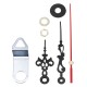 12mm Quartz Silent Clock Movement Mechanism DIY Wall Clock Hour Minute Second Hand without Battery 12mm Quartz Silent Clock Movement Mechanism DIY Wall Clock Hour Minute Second Hand without Battery