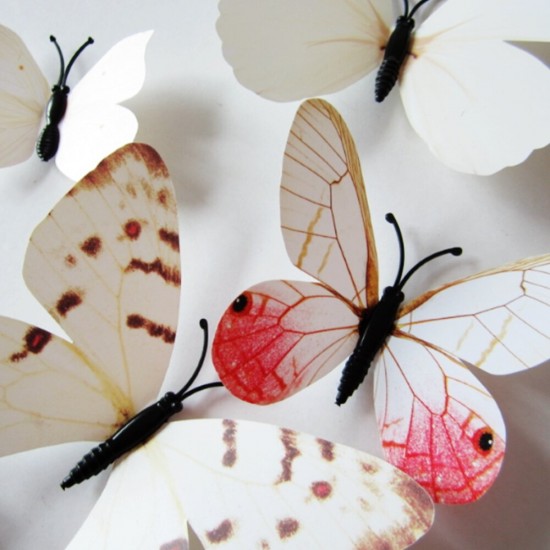 12pcs 3D Butterfly Design Decal Art Wall Stickers Room ations Home 12pcs 3D Butterfly Design Decal Art Wall Stickers Room ations Home