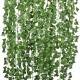12pcs Artificial Greenery Vine Ivy Leaves Garland Hanging Wedding Party Garden Decorations 12pcs Artificial Greenery Vine Ivy Leaves Garland Hanging Wedding Party Garden Decorations