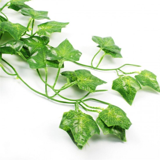 12pcs Artificial Greenery Vine Ivy Leaves Garland Hanging Wedding Party Garden Decorations 12pcs Artificial Greenery Vine Ivy Leaves Garland Hanging Wedding Party Garden Decorations