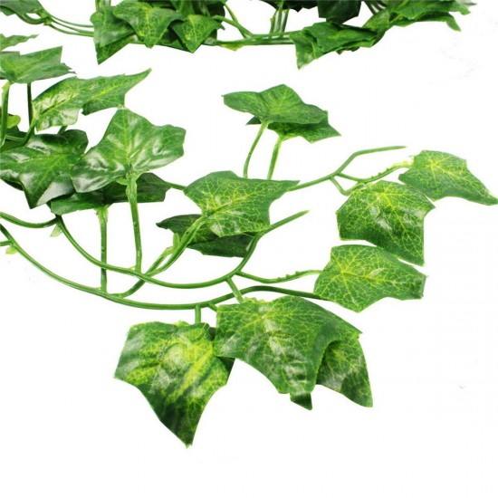 12pcs Artificial Greenery Vine Ivy Leaves Garland Hanging Wedding Party Garden Decorations 12pcs Artificial Greenery Vine Ivy Leaves Garland Hanging Wedding Party Garden Decorations
