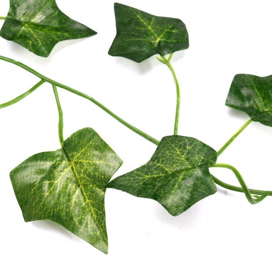 12pcs Artificial Greenery Vine Ivy Leaves Garland Hanging Wedding Party Garden Decorations 12pcs Artificial Greenery Vine Ivy Leaves Garland Hanging Wedding Party Garden Decorations