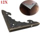 12pcs Decorative Jewelry Gift Box Picture Frame Corner Protector Guard 12pcs Decorative Jewelry Gift Box Picture Frame Corner Protector Guard